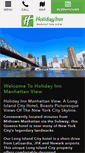 Mobile Screenshot of holidayinnmanhattanview.com